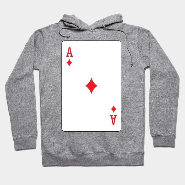 Ace of diamonds Hoodie by rheyes